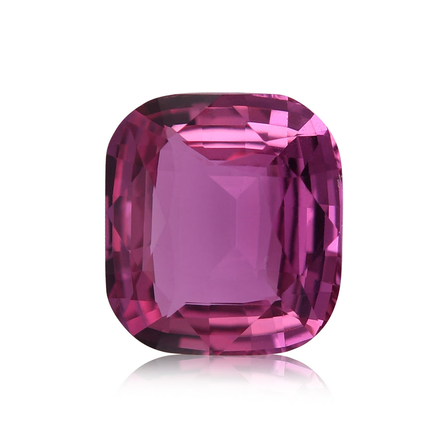 4.05 Carat Natural Padparadscha MADAGASCAR Cushion Sapphire CD "No Heat"