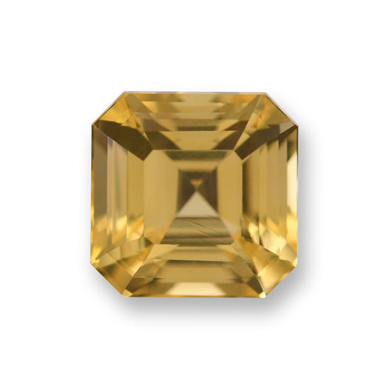 1.75 Carat Yellow SRI LANKAN Sq. Emerald Sapphire