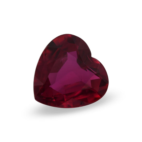 1.02 Carat Red MOZAMBIQUE Heart Ruby