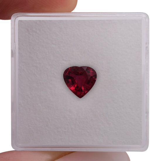 1.03 Carat Red MOZAMBIQUE Heart Ruby