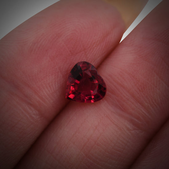 1.03 Carat Red MOZAMBIQUE Heart Ruby