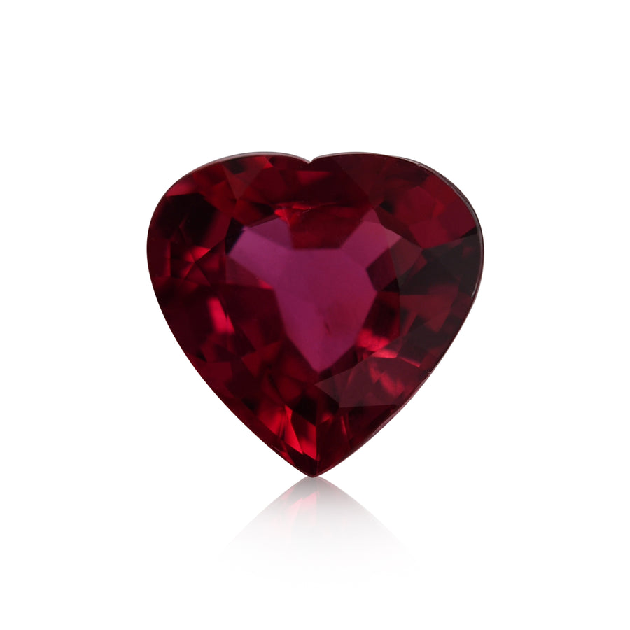 1.03 Carat Red MOZAMBIQUE Heart Ruby