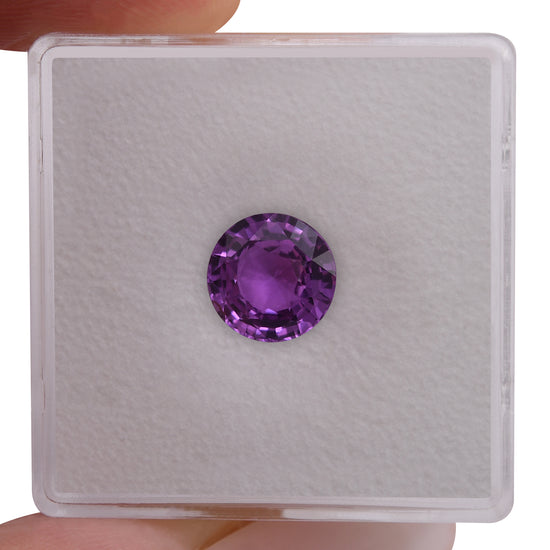 2.06 Carat Purple MADAGASCAR Round Sapphire