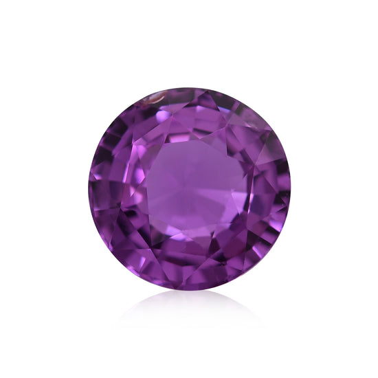 2,06 Karat violetter MADAGASKAR Rundsaphir