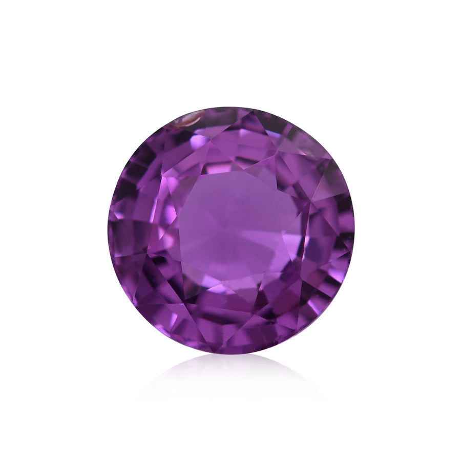 2,06 Karat violetter MADAGASKAR Rundsaphir