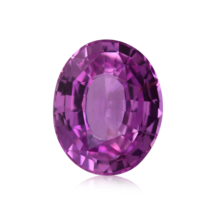 2,03 Karat rosa MADAGASKAR Oval-Saphir
