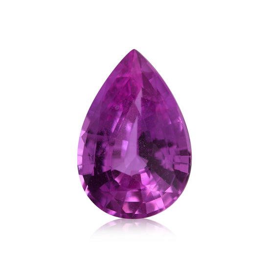 3.66 Karat rosa MADAGASKAR Birnen Saphir CD