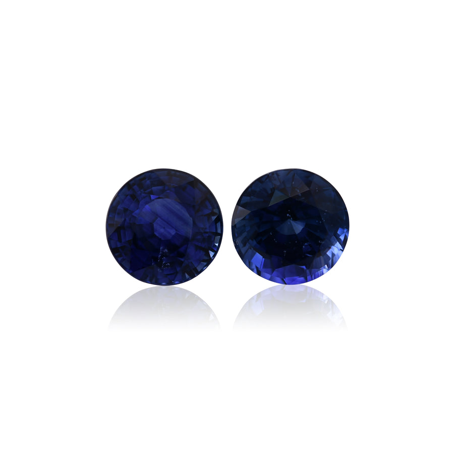 3.23 Karat Blauer SRI LANKAN Runder Saphir