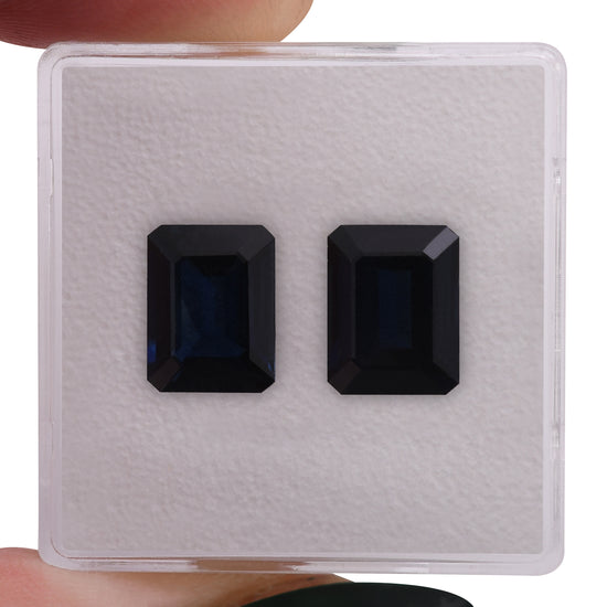 5.00 Karat Blauer THAI Smaragd Saphir