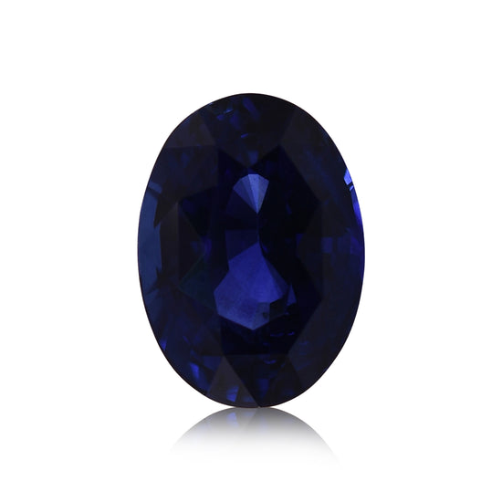 4.07 Carat Blue SRI LANKAN Oval Sapphire CD