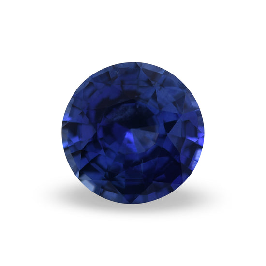 4.60 Carat Blue SRI LANKAN Round Sapphire CD