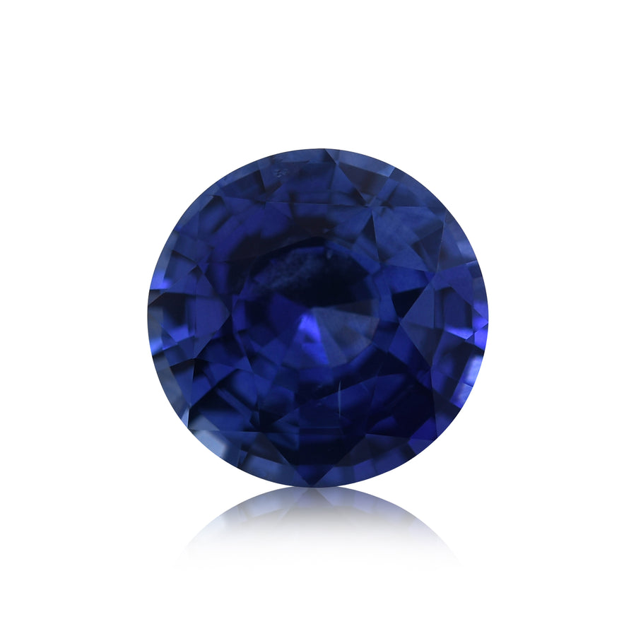 4.60 Carat Blue SRI LANKAN Round Sapphire CD