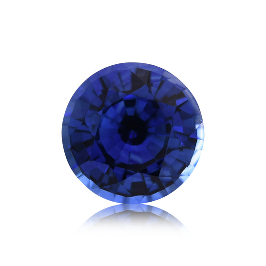 7.35 Carat Blue SRI LANKAN Round Sapphire CD