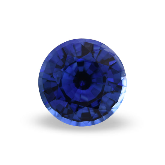 7.35 Carat Blue SRI LANKAN Round Sapphire CD