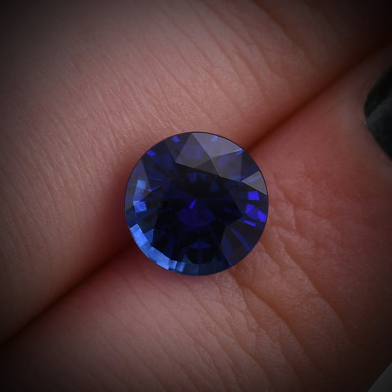 2.62 Carat Blue SRI LANKAN Round Sapphire