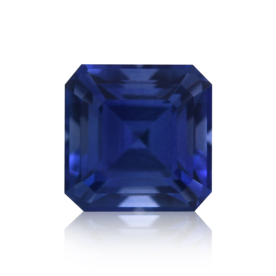 1.72 Carat Blue SRI LANKAN Sq. Emerald Sapphire