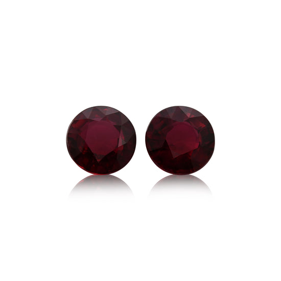 2.85 Carat Red MOZAMBICAN Round Ruby