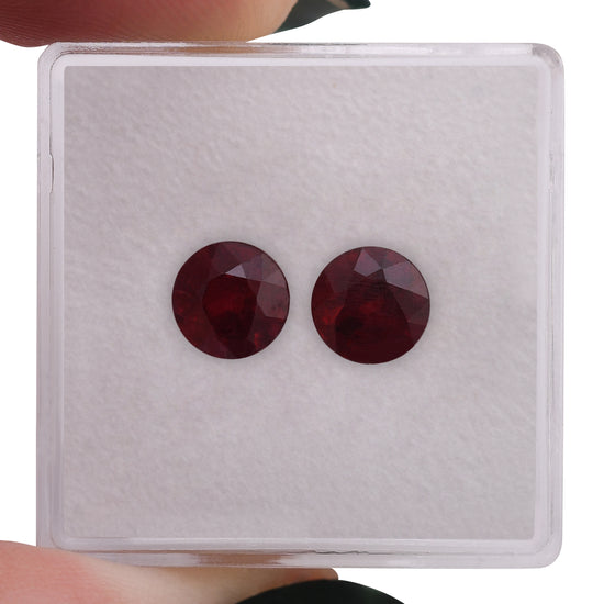 3.22 Karat Roter MOZAMBIKANISCHER Rund-Rubin