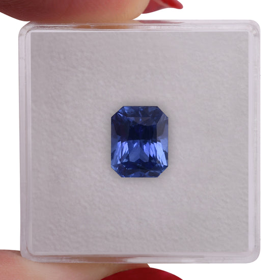 3.11 Carat Blue SRI LANKAN Radiant Sapphire CD