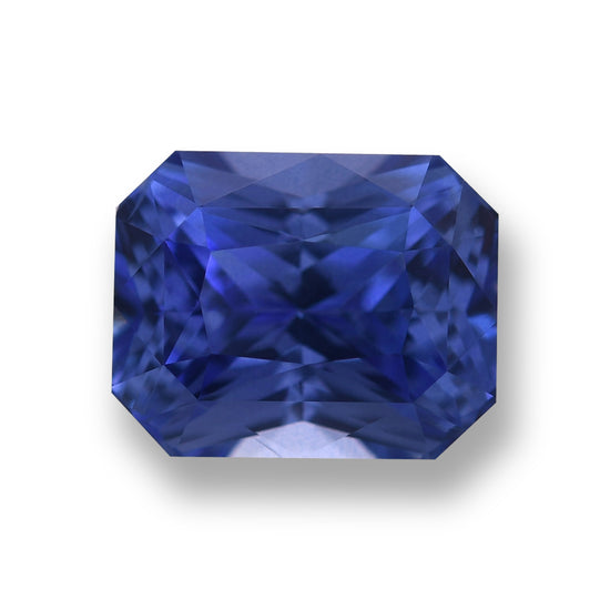 3.11 Carat Blue SRI LANKAN Radiant Sapphire CD