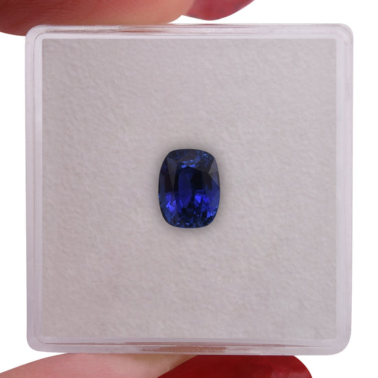 1.46 Carat Blue SRI LANKAN Cushion Sapphire