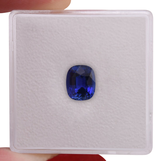 1.40 Carat Blue SRI LANKAN Cushion Sapphire