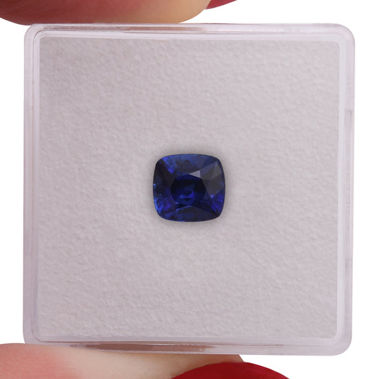 1.41 Carat Blue SRI LANKAN Cushion Sapphire