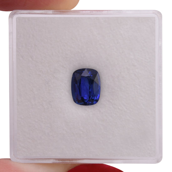 1.27 Carat Blue SRI LANKAN Cushion Sapphire