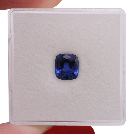 1.16 Carat Blue SRI LANKAN Cushion Sapphire