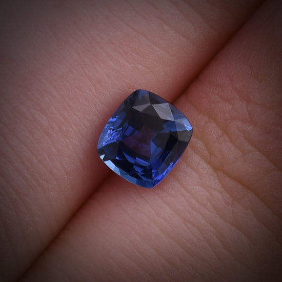 1.16 Carat Blue SRI LANKAN Cushion Sapphire