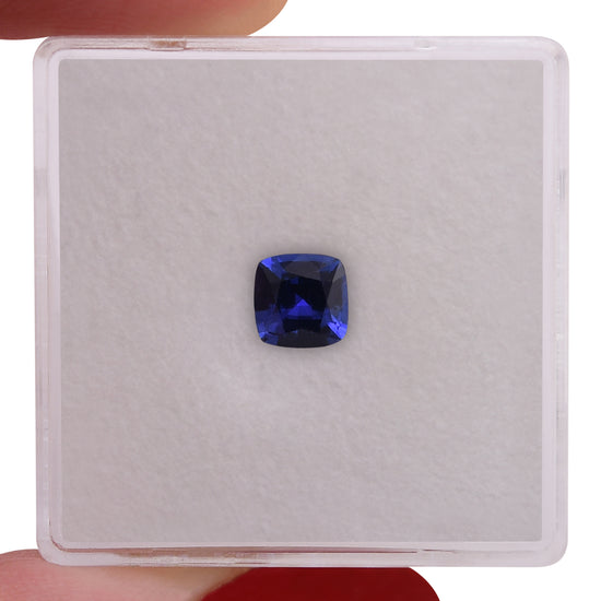 0.69 Carat Blue SRI LANKAN Cushion Sapphire