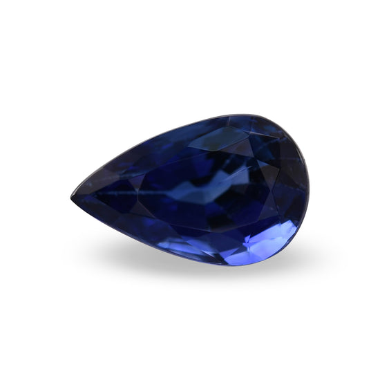 0.95 Carat Blue SRI LANKAN Pear Sapphire