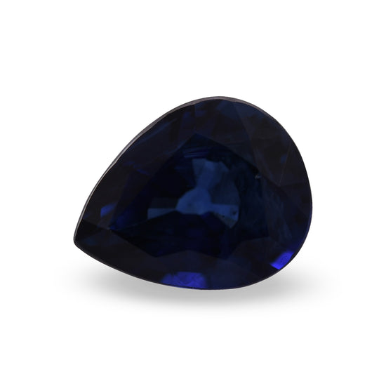 1.52 Carat Blue SRI LANKAN Pear Sapphire