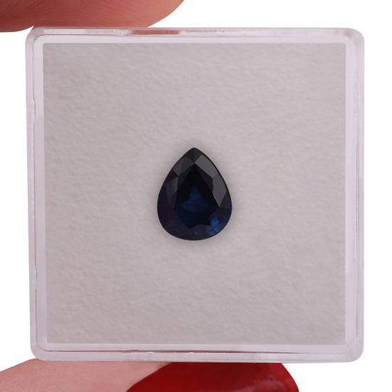 1.52 Carat Blue SRI LANKAN Pear Sapphire