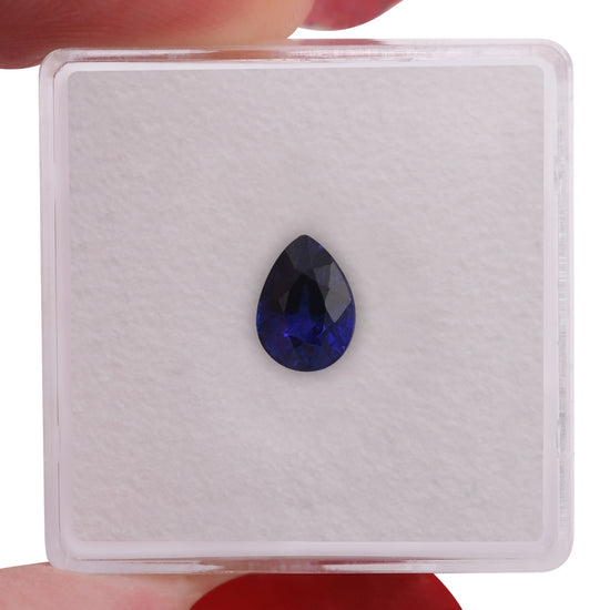 1.30 Carat Blue SRI LANKAN Pear Sapphire