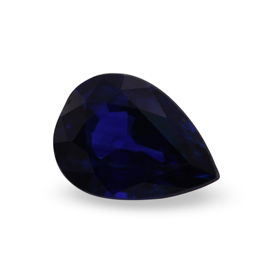 0.86 Carat Blue SRI LANKAN Pear Sapphire