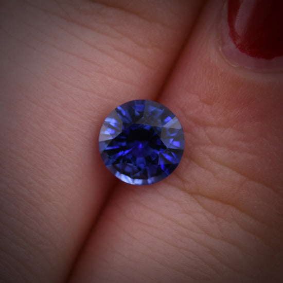 1.36 Carat Blue SRI LANKAN Round Sapphire