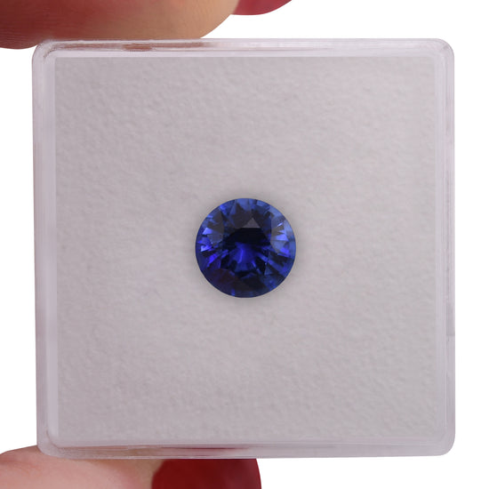 1.36 Carat Blue SRI LANKAN Round Sapphire