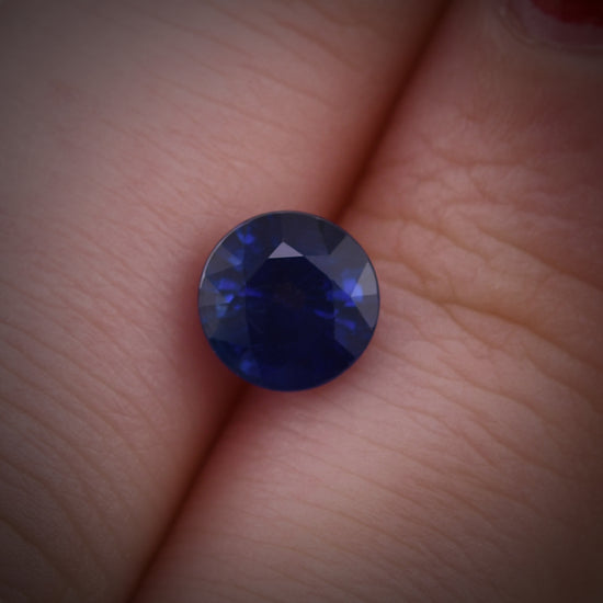 1.74 Carat Blue SRI LANKAN Round Sapphire