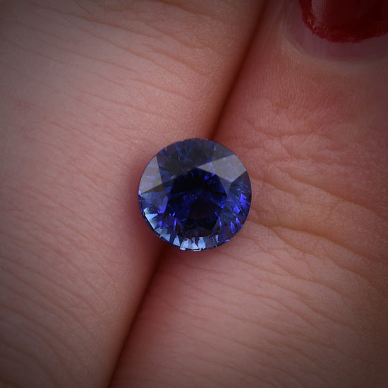 1.92 Carat Blue SRI LANKAN Round Sapphire
