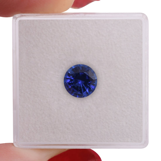 1.61 Carat Blue SRI LANKAN Round Sapphire