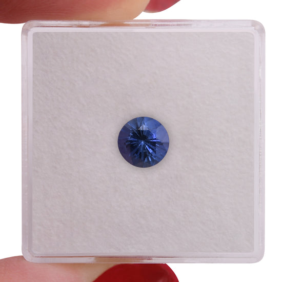 0.97 Carat Blue SRI LANKAN Round Sapphire