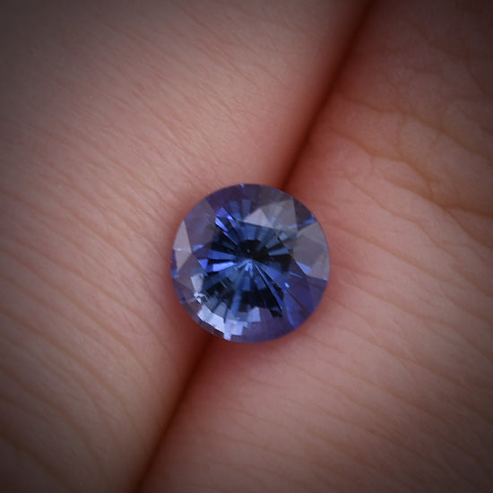 0.97 Carat Blue SRI LANKAN Round Sapphire