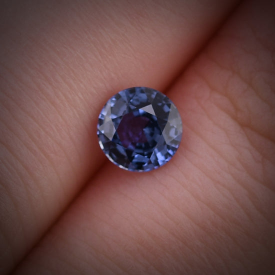 0.90 Carat Blue SRI LANKAN Round Sapphire