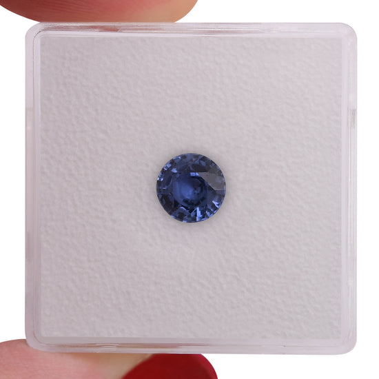 0.90 Carat Blue SRI LANKAN Round Sapphire