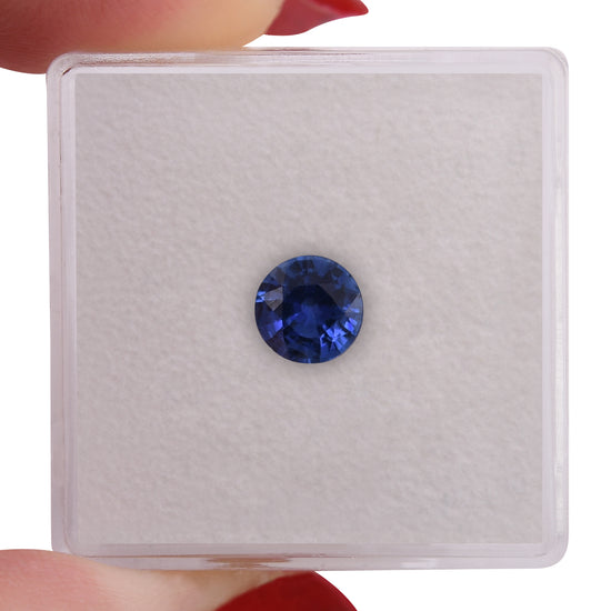 0.96 Carat Blue SRI LANKAN Round Sapphire