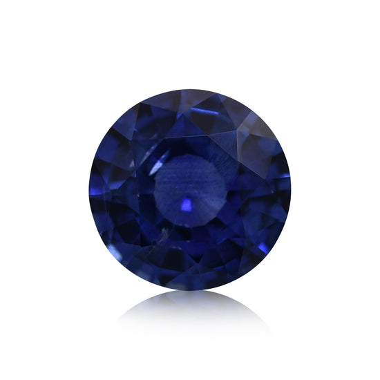 0.88 Carat Blue SRI LANKAN Round Sapphire