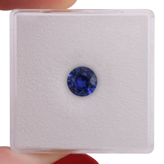 0.88 Carat Blue SRI LANKAN Round Sapphire