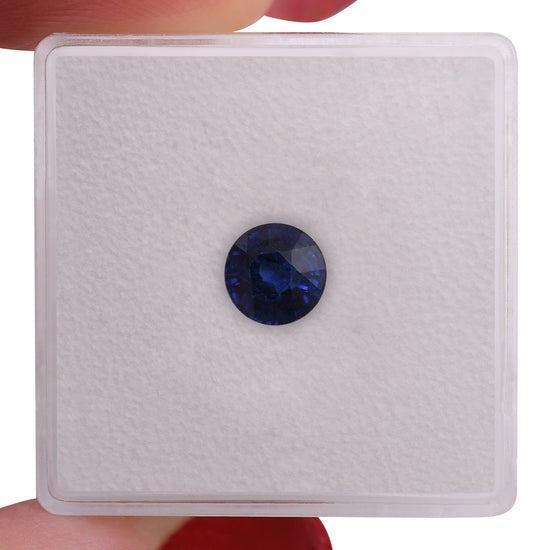 1.25 Carat Blue SRI LANKAN Round Sapphire