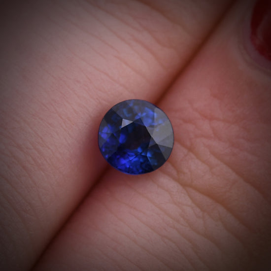 1.25 Carat Blue SRI LANKAN Round Sapphire